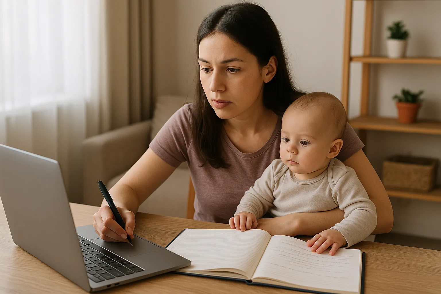 ¿Cómo estudiar con un bebé a cargo?